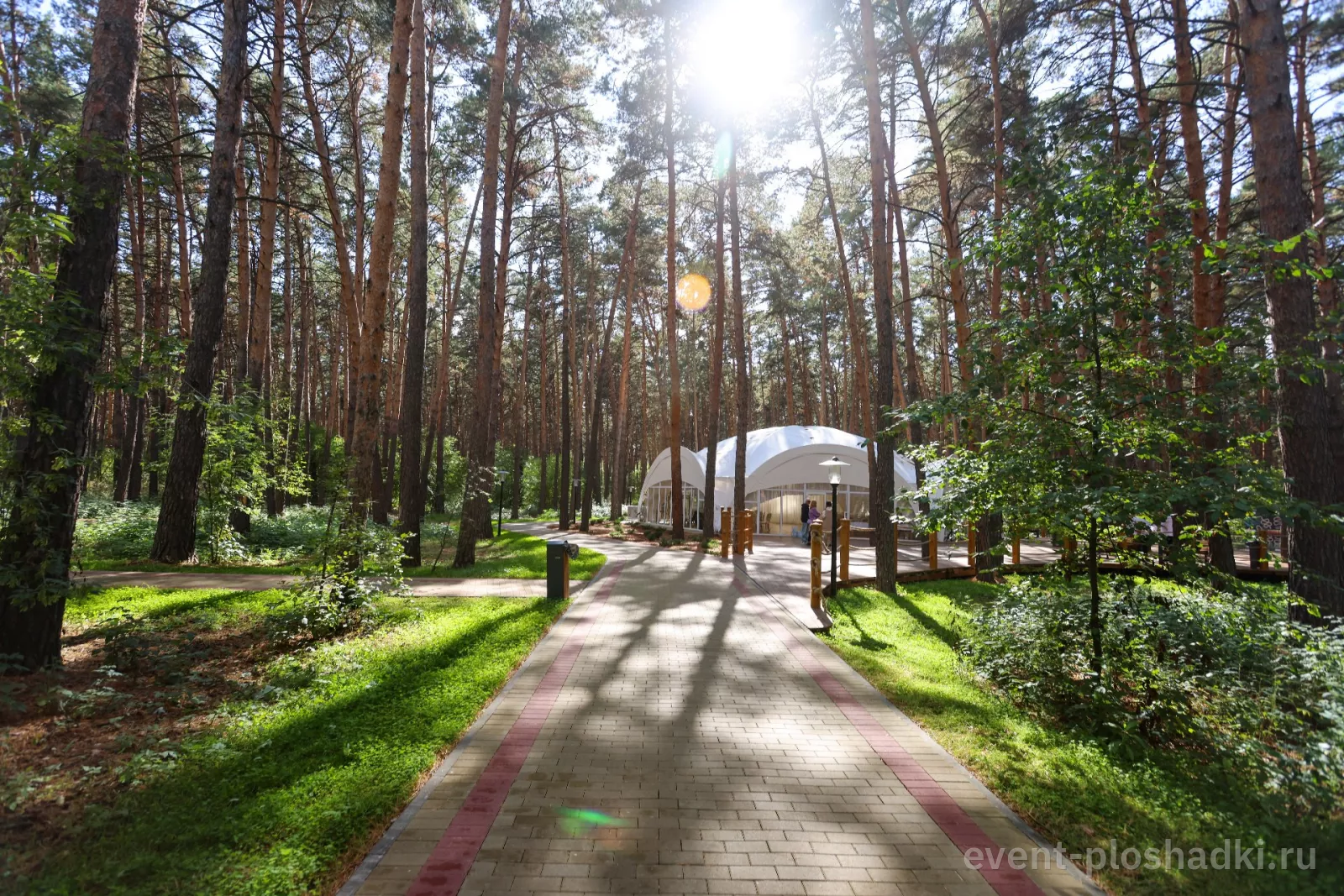 Парк-отель «Мечта» — шатёр — загородная площадка в Омске — фото 5