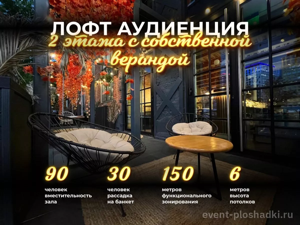 Банка — Аудиенция — банкетный зал в Москве — фото 6