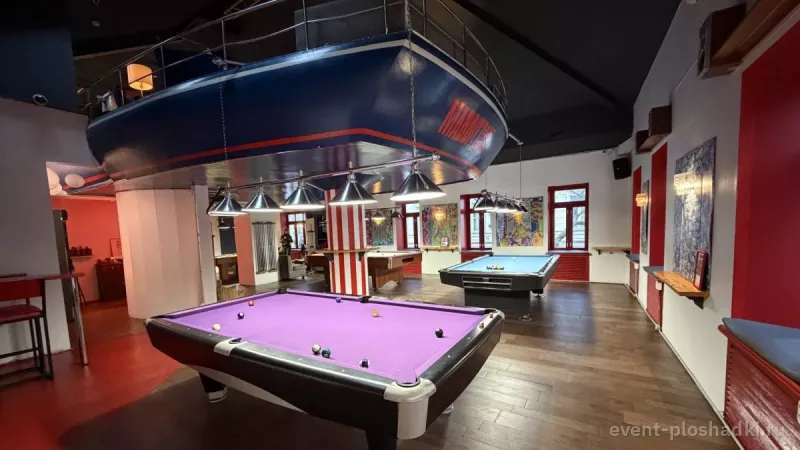 Бар с бильярдом — Особняк на Новокузнецкой — историческая площадка в Москве — фото 7