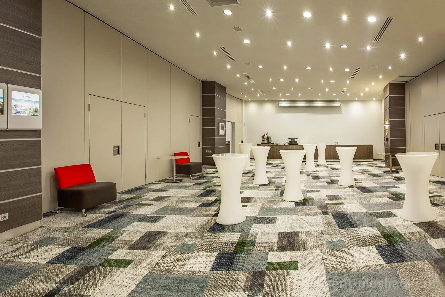 Novotel Москва Сити — Зал «Нью-Йорк» с малыми залами — зал в отеле в Москве — фото 5