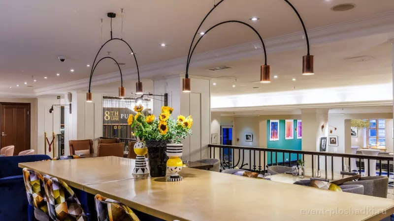 Vasilievsky Hotel — Ресторан, Арт-рум и Библиотека — зал в отеле в Санкт-Петербурге — фото 4