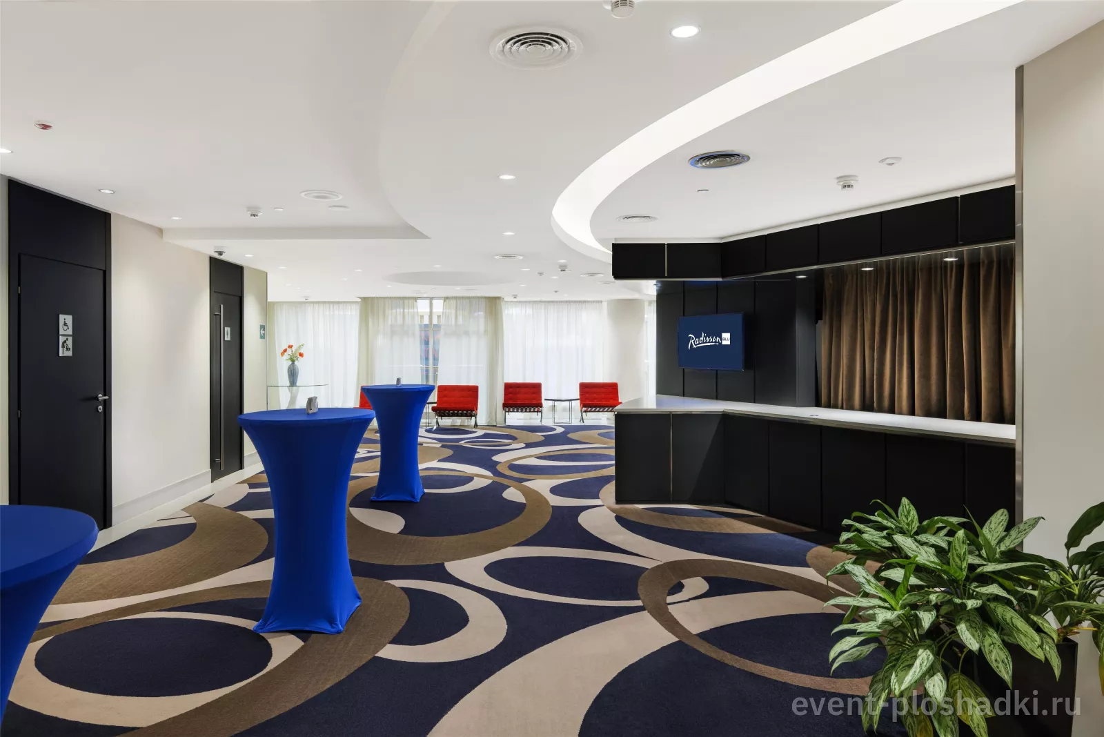 Radisson Blu Белорусская — Мюзик-холл — зал в отеле в Москве — фото 6