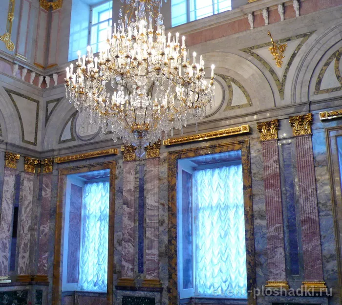 Мраморный дворец — Мраморный зал — историческая площадка в Санкт-Петербурге — фото 2