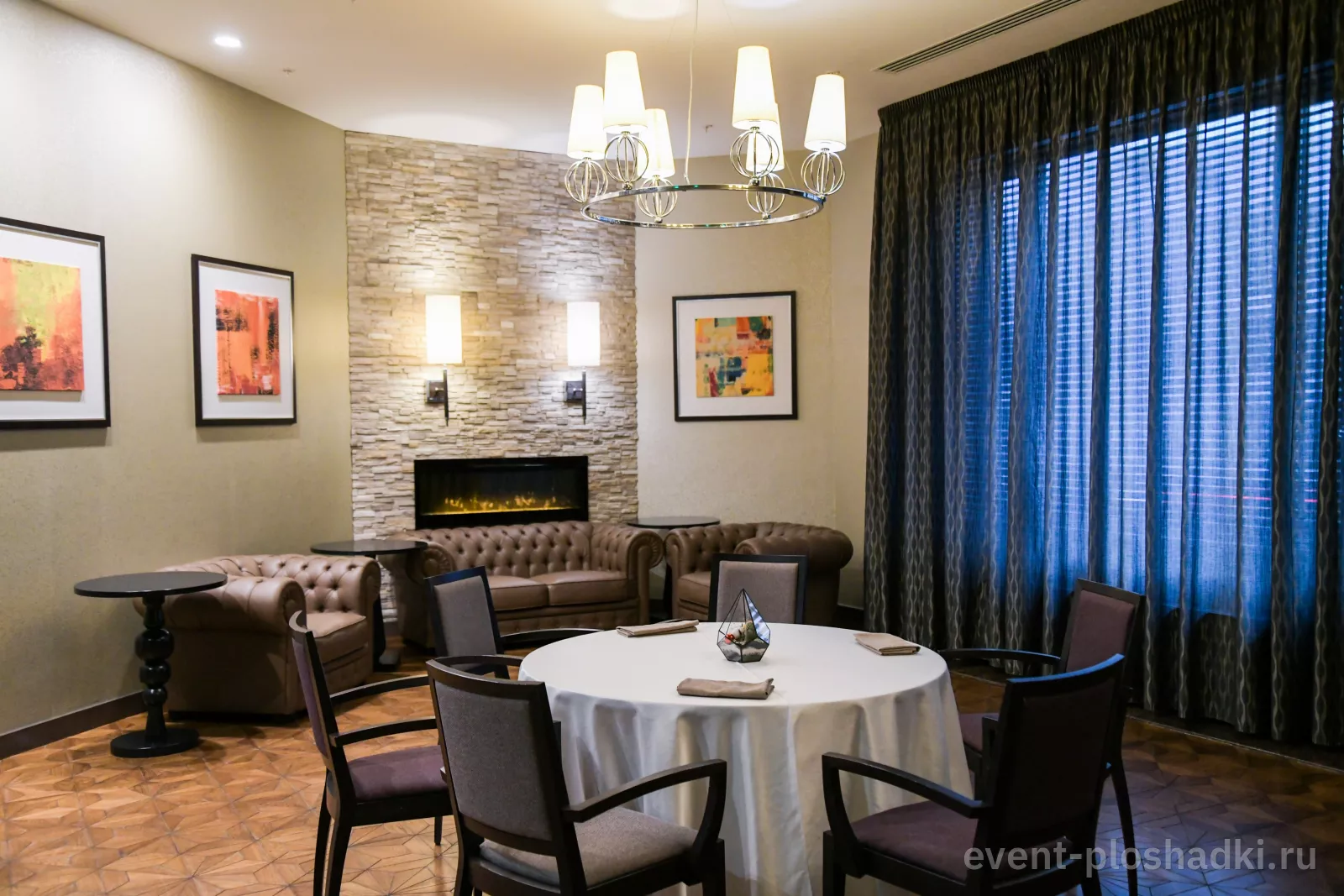 DoubleTree by Hilton — Каминный зал — банкетный зал в Тюмени — фото 4