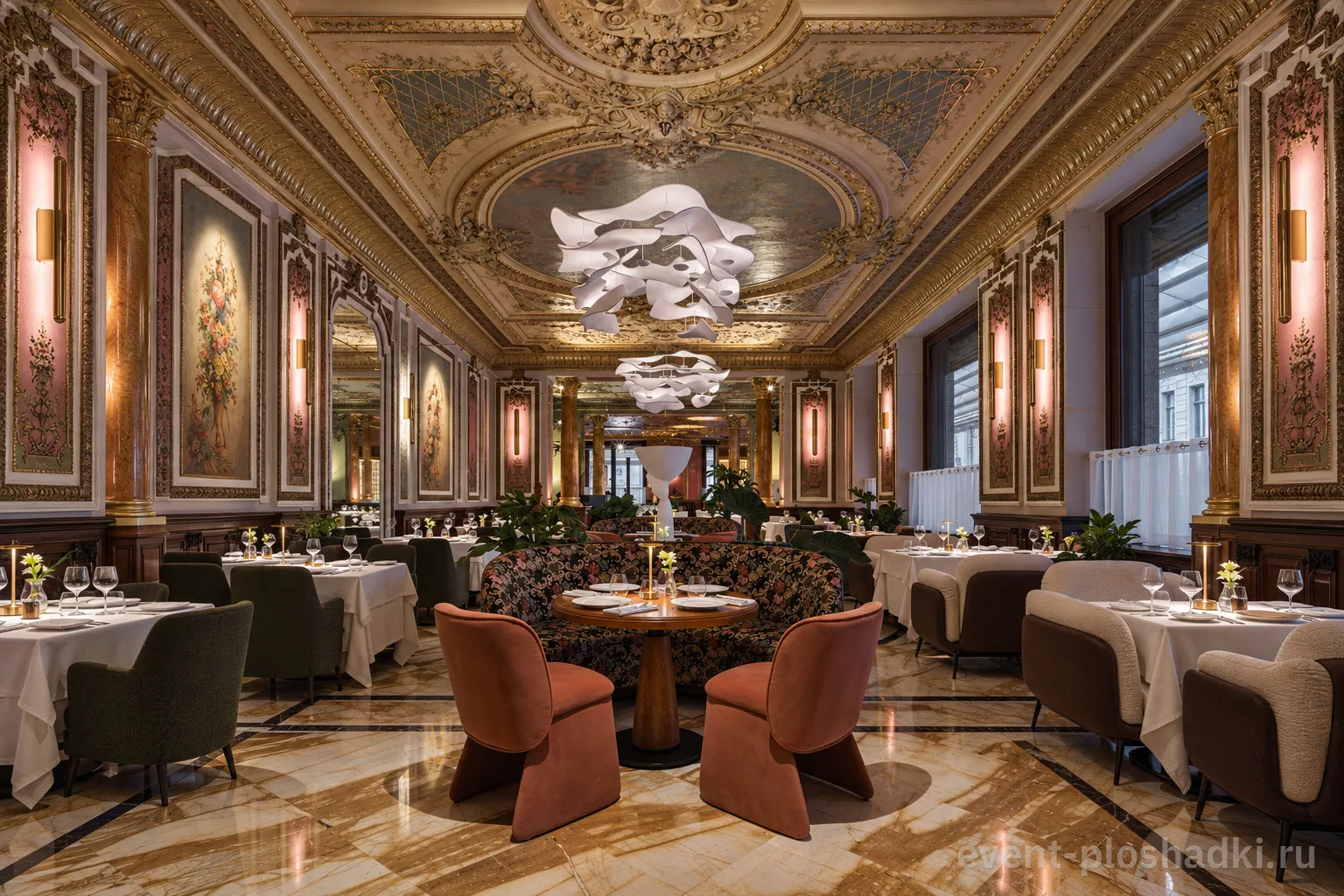 Отель «Савой» — Ресторан Savoy — зал в отеле в Москве — фото 6