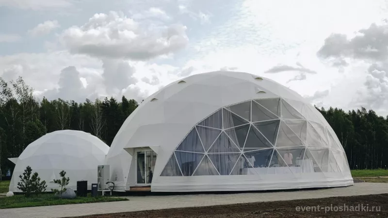 Авиадеревня «Михеево Старт» — Купольный шатёр — загородная площадка в Калуге