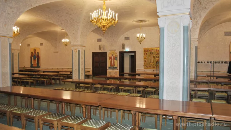 Храм Христа Спасителя — Трапезные палаты, Белый зал — банкетный зал в Москве — фото 4