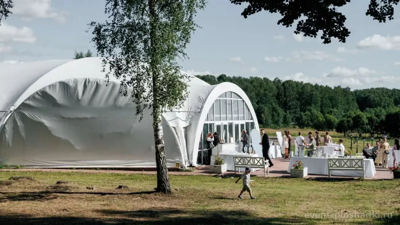 Отель-заповедник «Лесное» — Всесезонный шатёр — загородная площадка в Калуге — фото 4