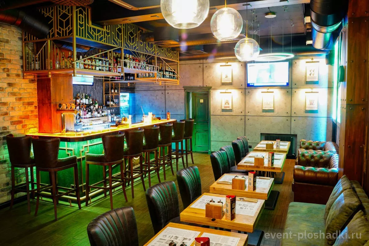Loft Cafe Tipografia — Первый этаж «Бар» — лофт в Москве — фото 1